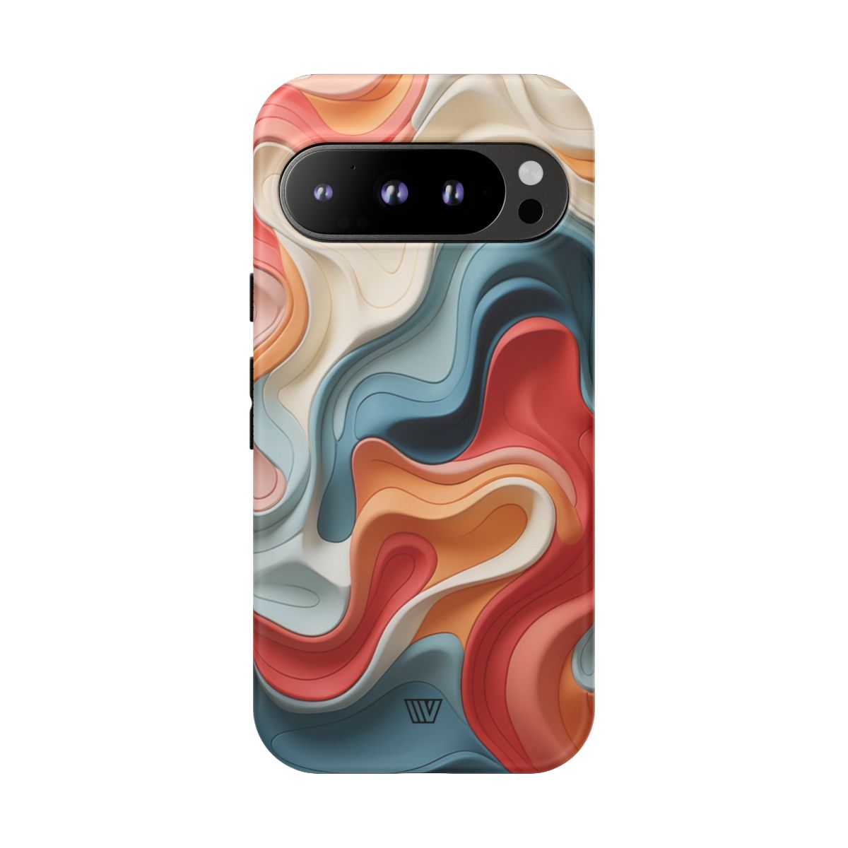 3D Colorful Clay Tough Phone Case