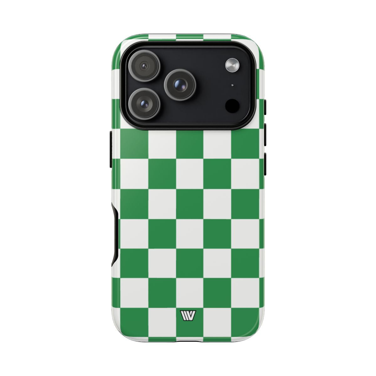 Green White Checkerboard Tough Phone Case