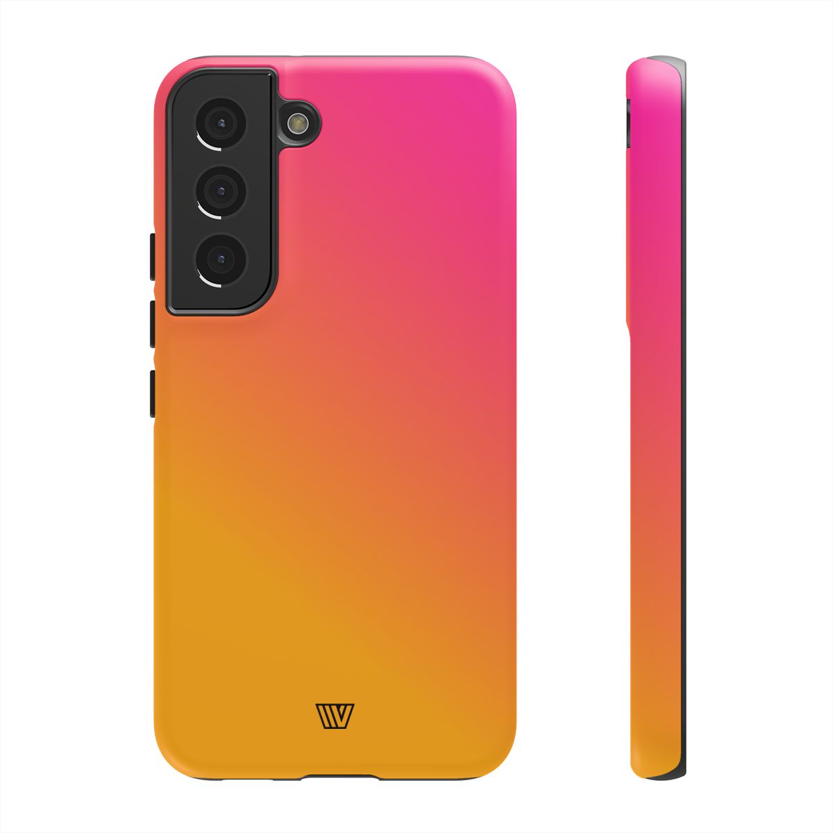 Hot Pink Orange Tough Phone Case