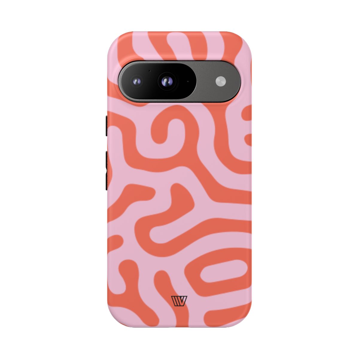 Tough Phone Case Dual-Layer Protection CORAL ORGANIC LINES