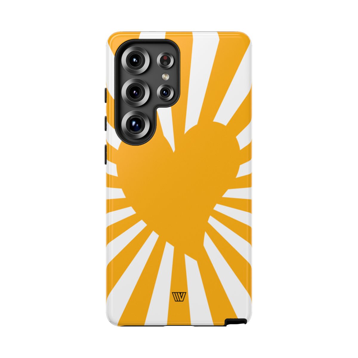 Heart Sun Rays Tough Phone Case with Impact Resistance