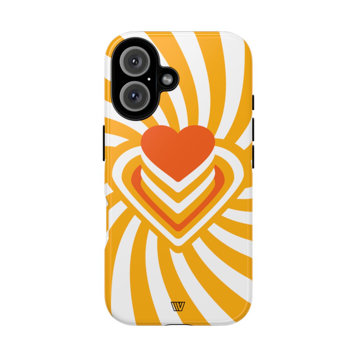 Tough Impact-Resistant Phone Case HEART RAY STACK