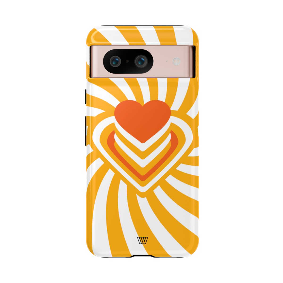 Tough Impact-Resistant Phone Case HEART RAY STACK