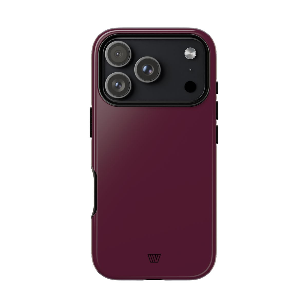 Tough Phone Case Wine Berry Protective Dual-Layer Polycarbonate Shell