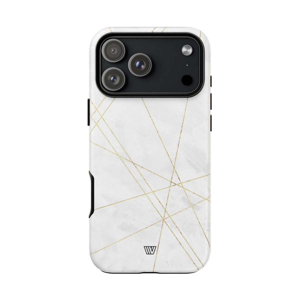 Tough Phone Case Impact Resistant Dual-Layer Shell GOLD LINES