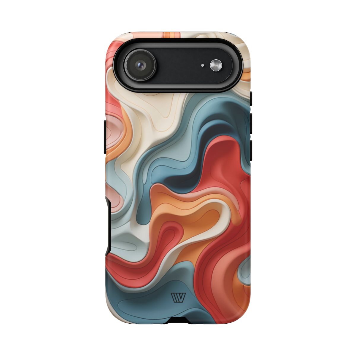 3D Colorful Clay Tough Phone Case