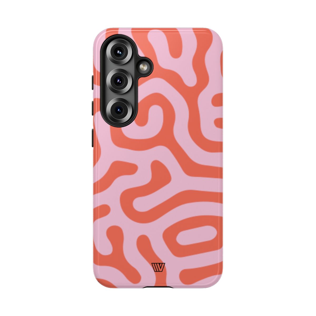 Tough Phone Case Dual-Layer Protection CORAL ORGANIC LINES