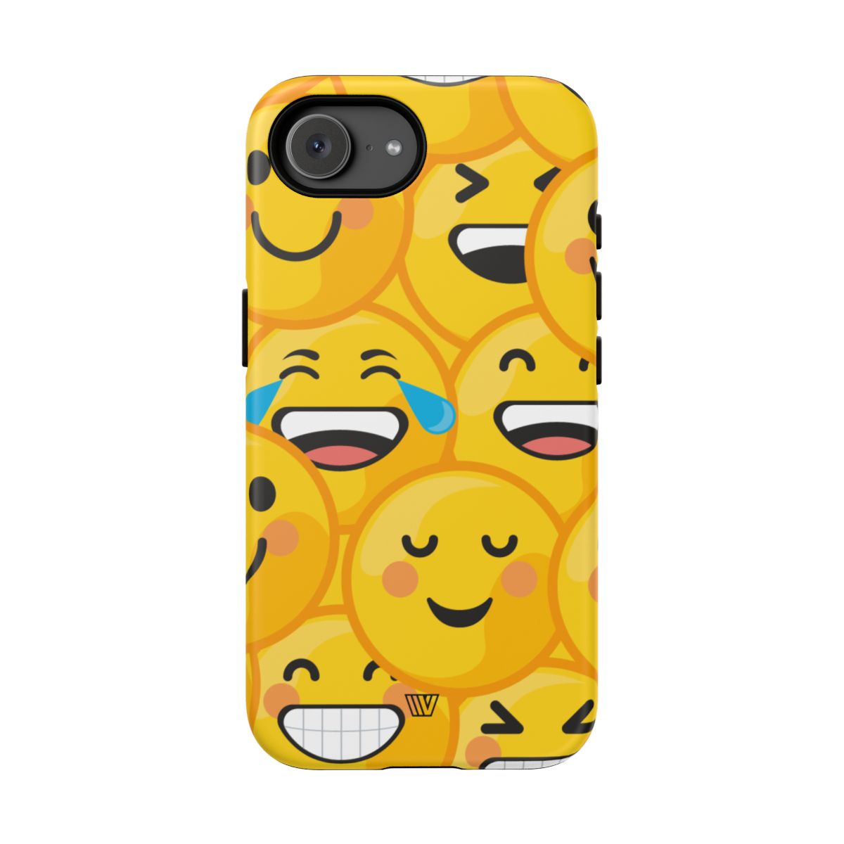 Tough Phone Case Impact-Resistant Dual-Layer Polycarbonate EMOJI FACES