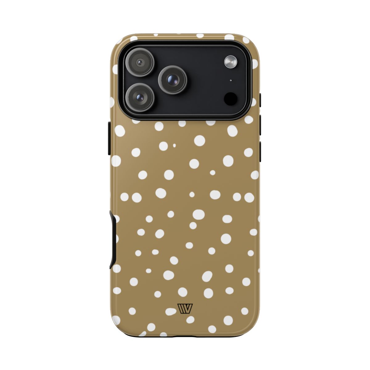 Dark Beige Dots Tough Phone Case