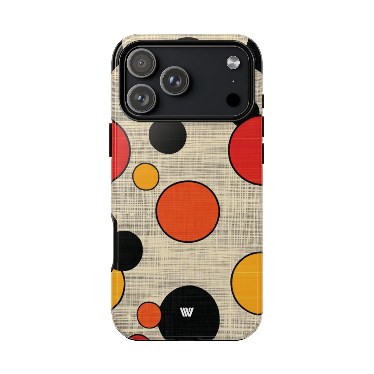 Tough Phone Case Mid-Century Dots Protective Cover