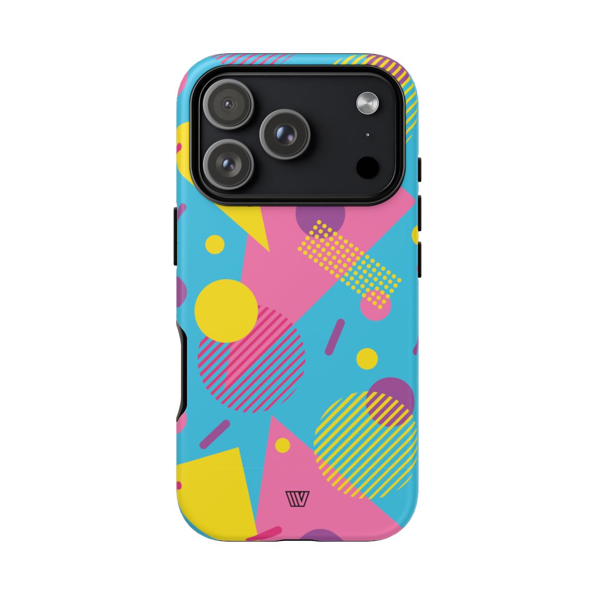 Retro Pattern Light Blue Tough Phone Case