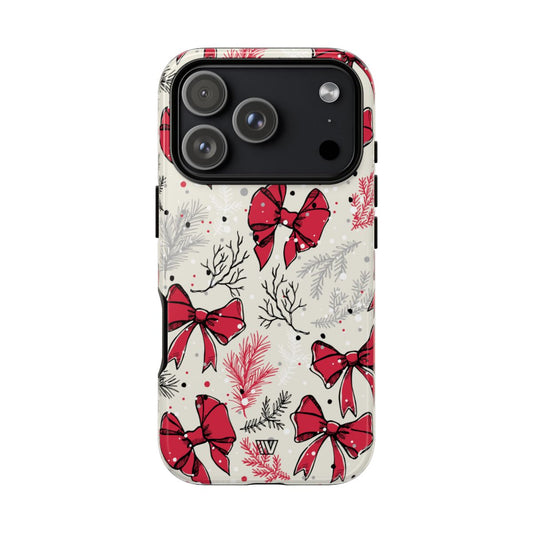Tough Phone Case Impact-Resistant Dual Layer WINTER BOWS