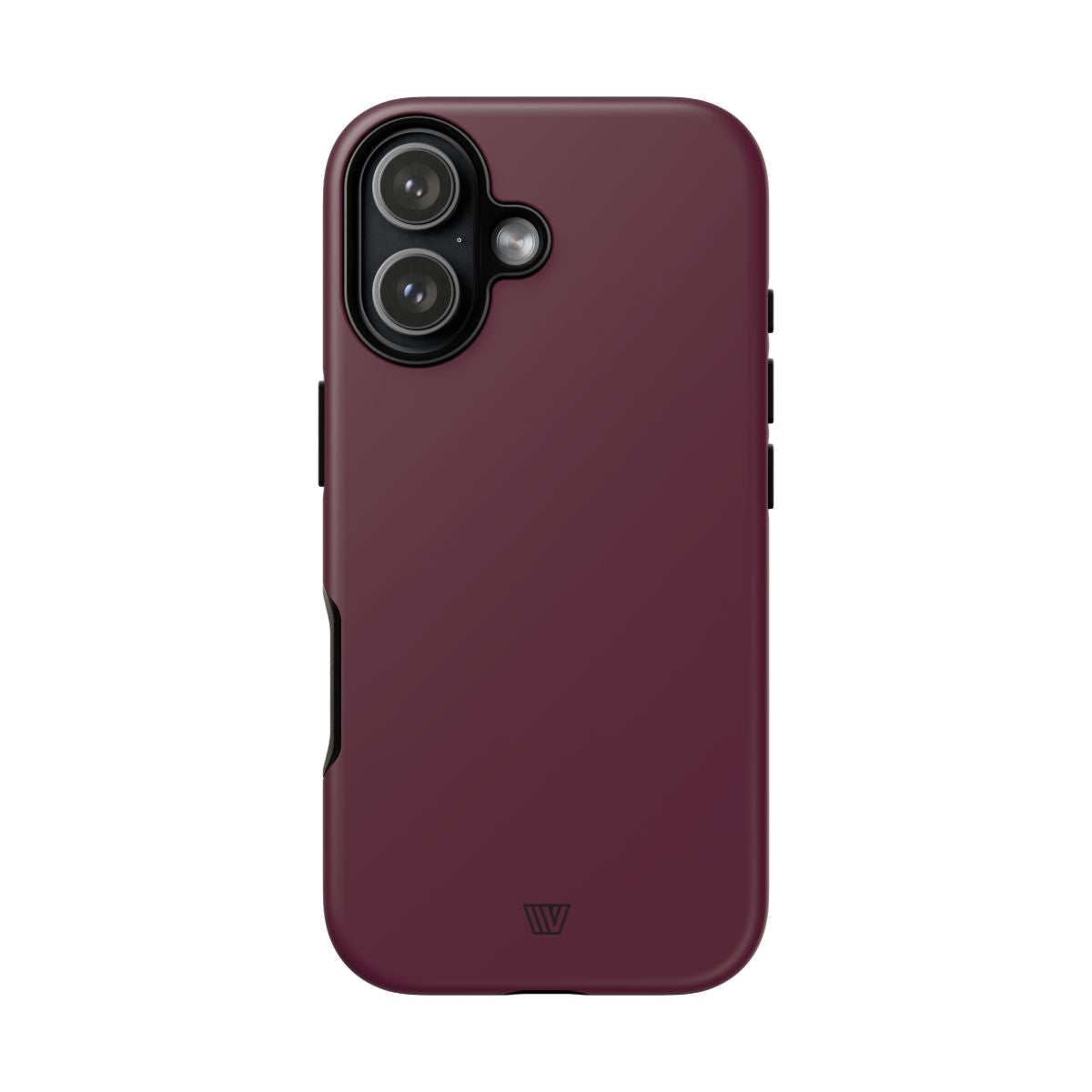 Tough Phone Case Wine Berry Protective Dual-Layer Polycarbonate Shell