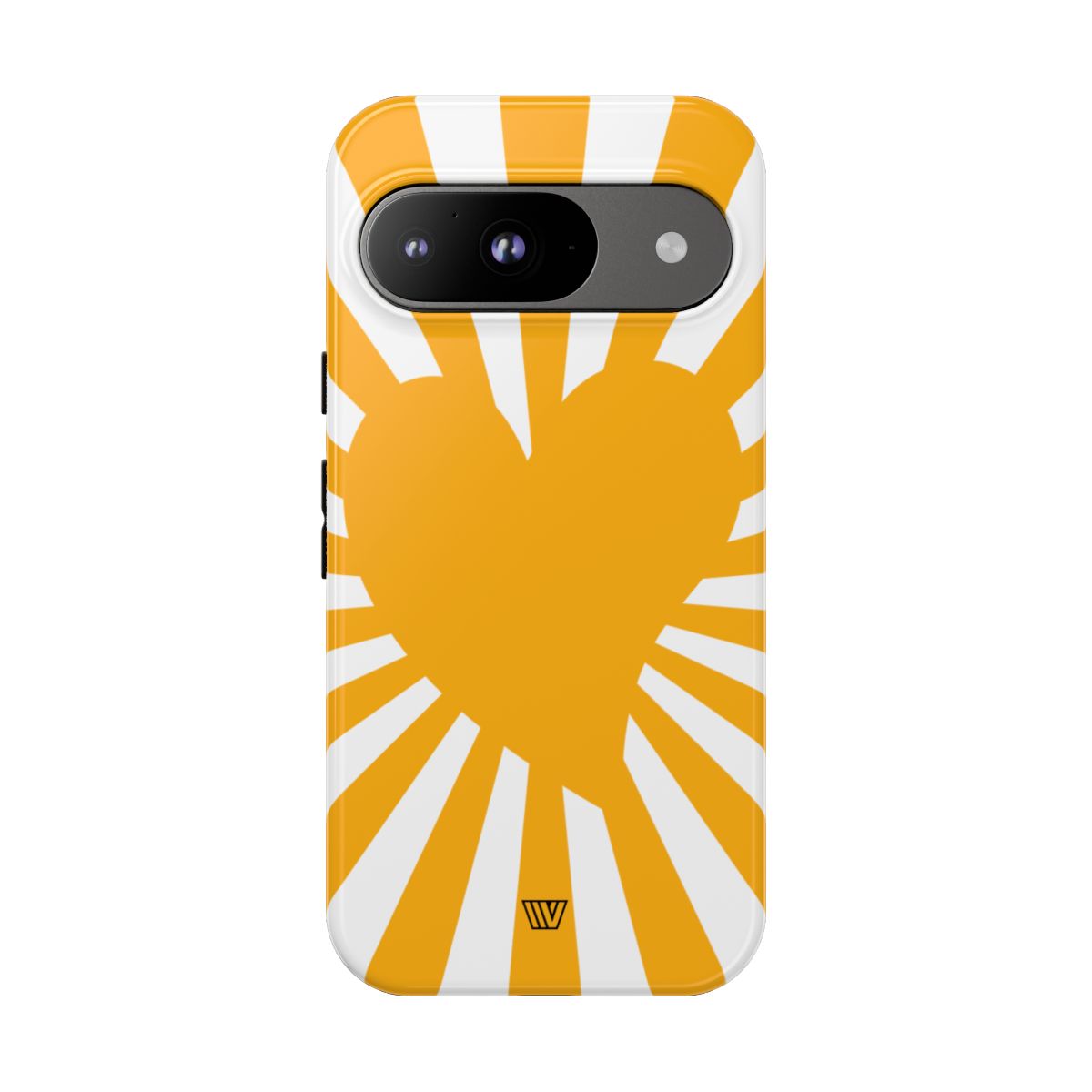 Heart Sun Rays Tough Phone Case with Impact Resistance
