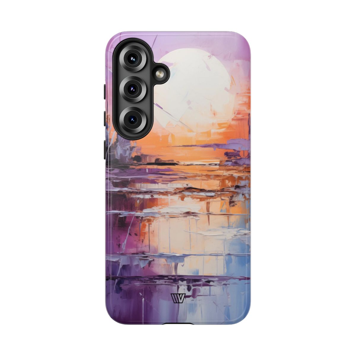 Acrylic Sunset Tough Phone Case Dual-Layer Protection
