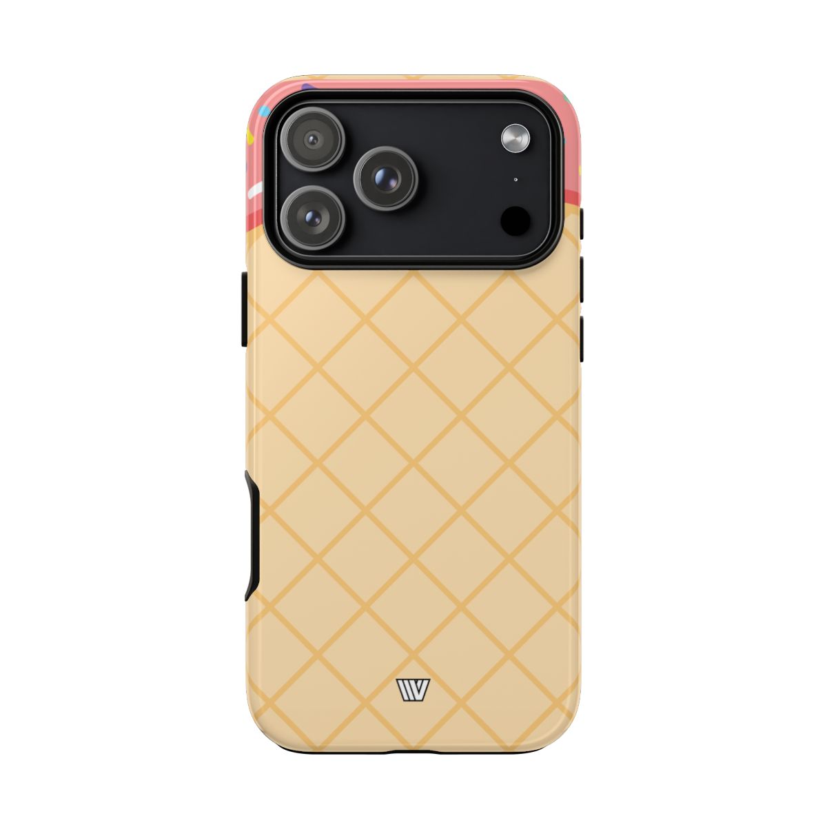 Ice Cream Cone Tough Phone Case Dual-Layer Protection