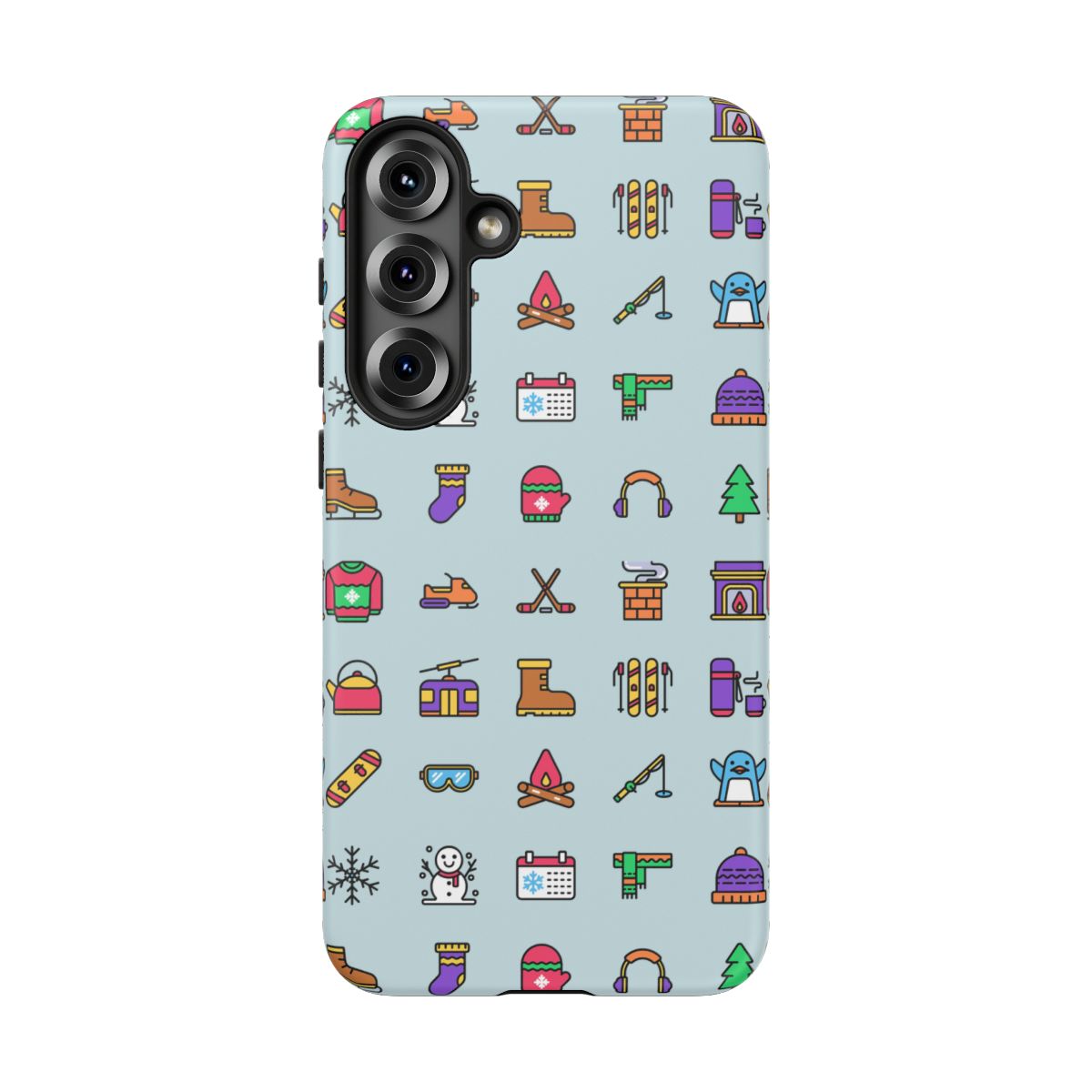 Tough Phone Case Dual-Layer Protective WINTER ICONS