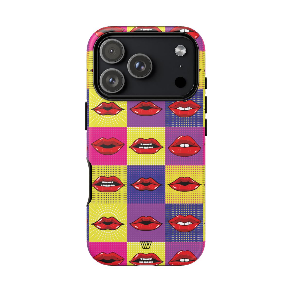 Tough Phone Case Dual-layer Protection POP ART LIPS