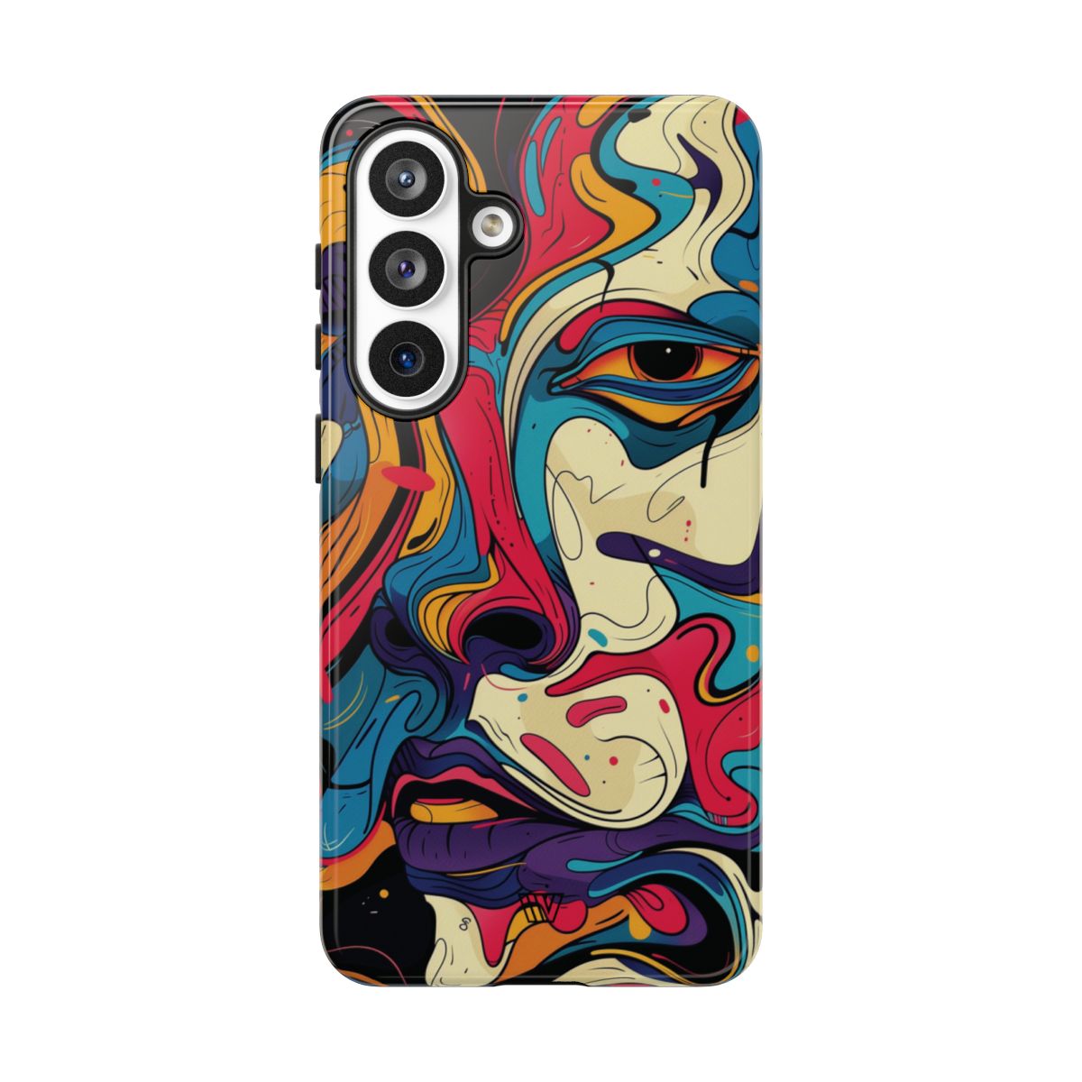 Tough Impact Resistant Phone Case ABSTRACT GAZE
