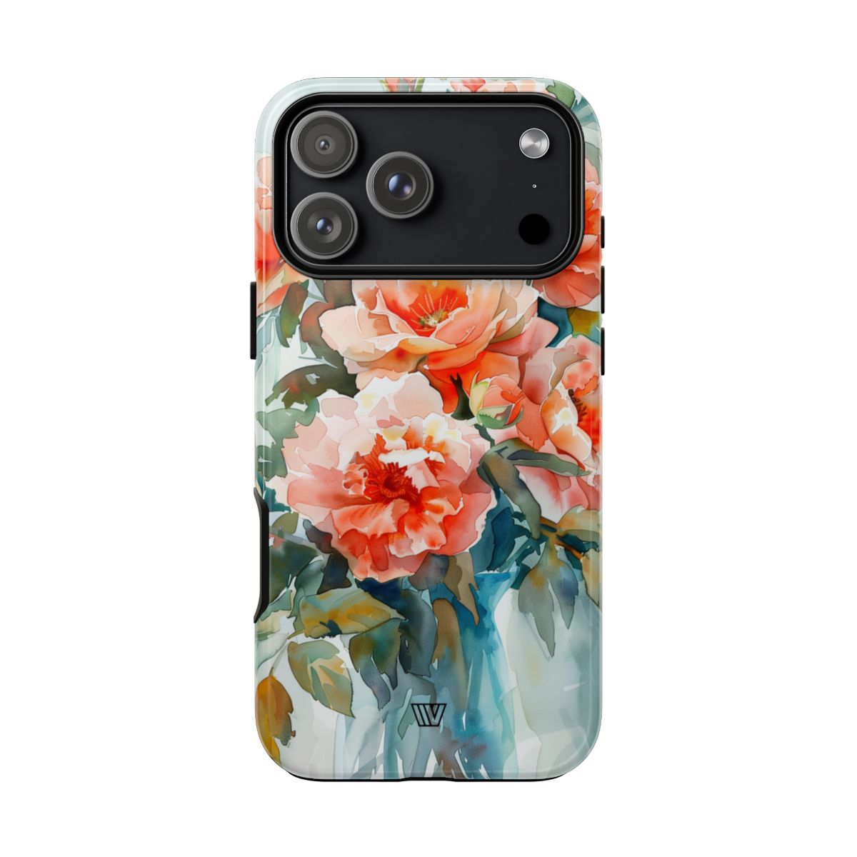 Tough Phone Case Dual-Layer Impact Resistant PEONY DREAMS