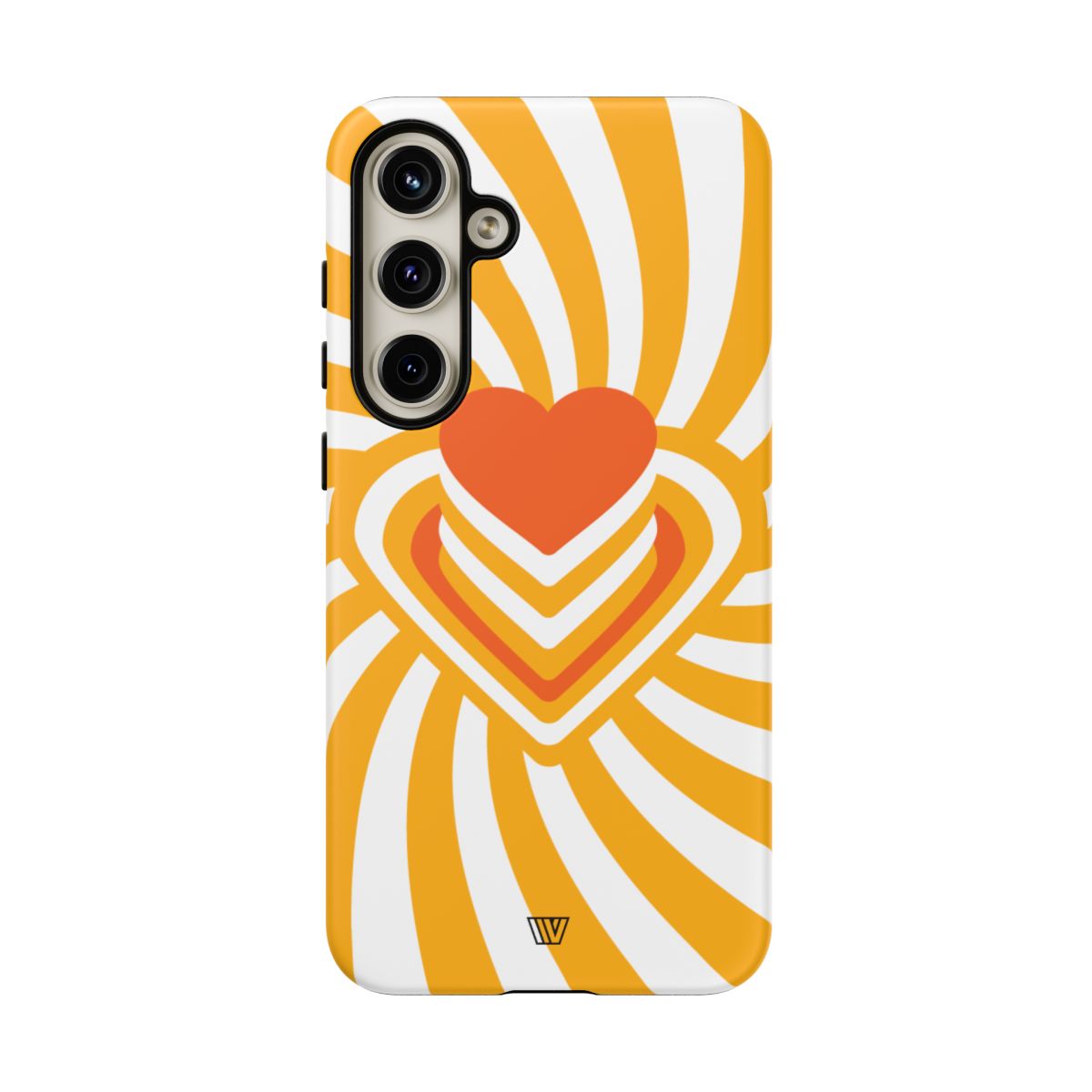 Tough Impact-Resistant Phone Case HEART RAY STACK