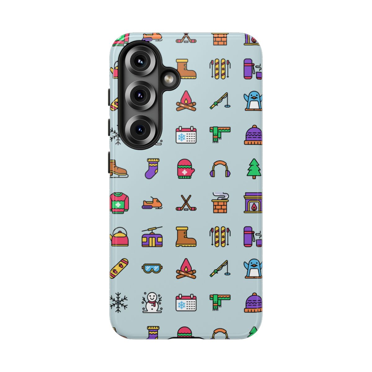 Tough Phone Case Dual-Layer Protective WINTER ICONS