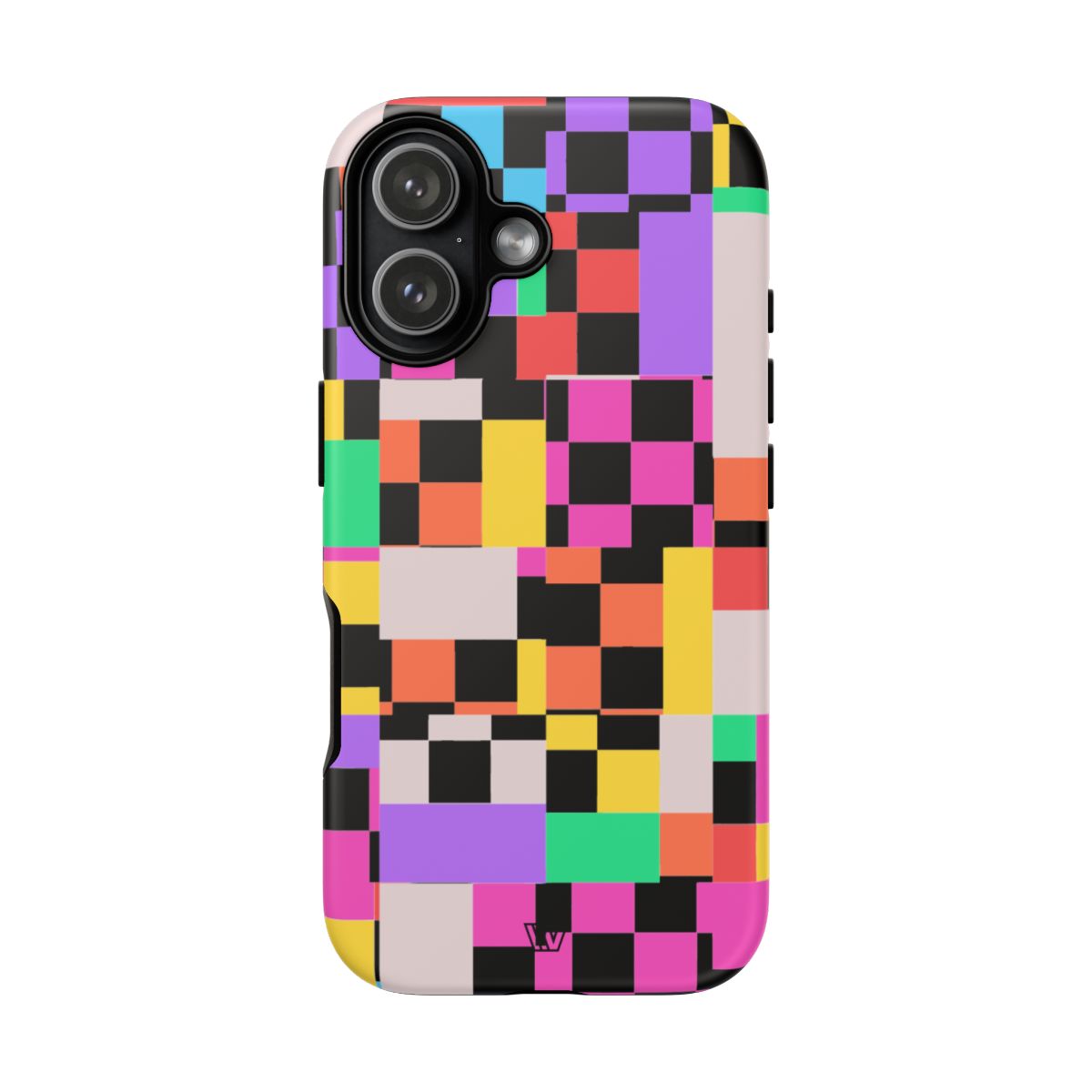 Mashed Up Checkerboard Tough Phone Case