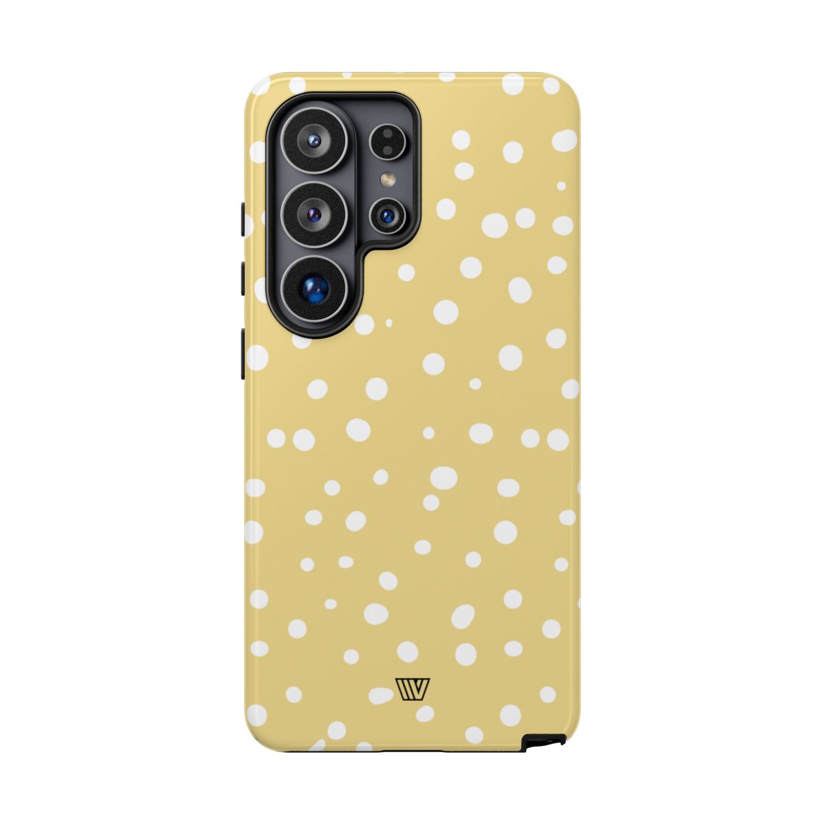 Muted Yellow Dots Tough Phone Case with Impact-Resistant Design