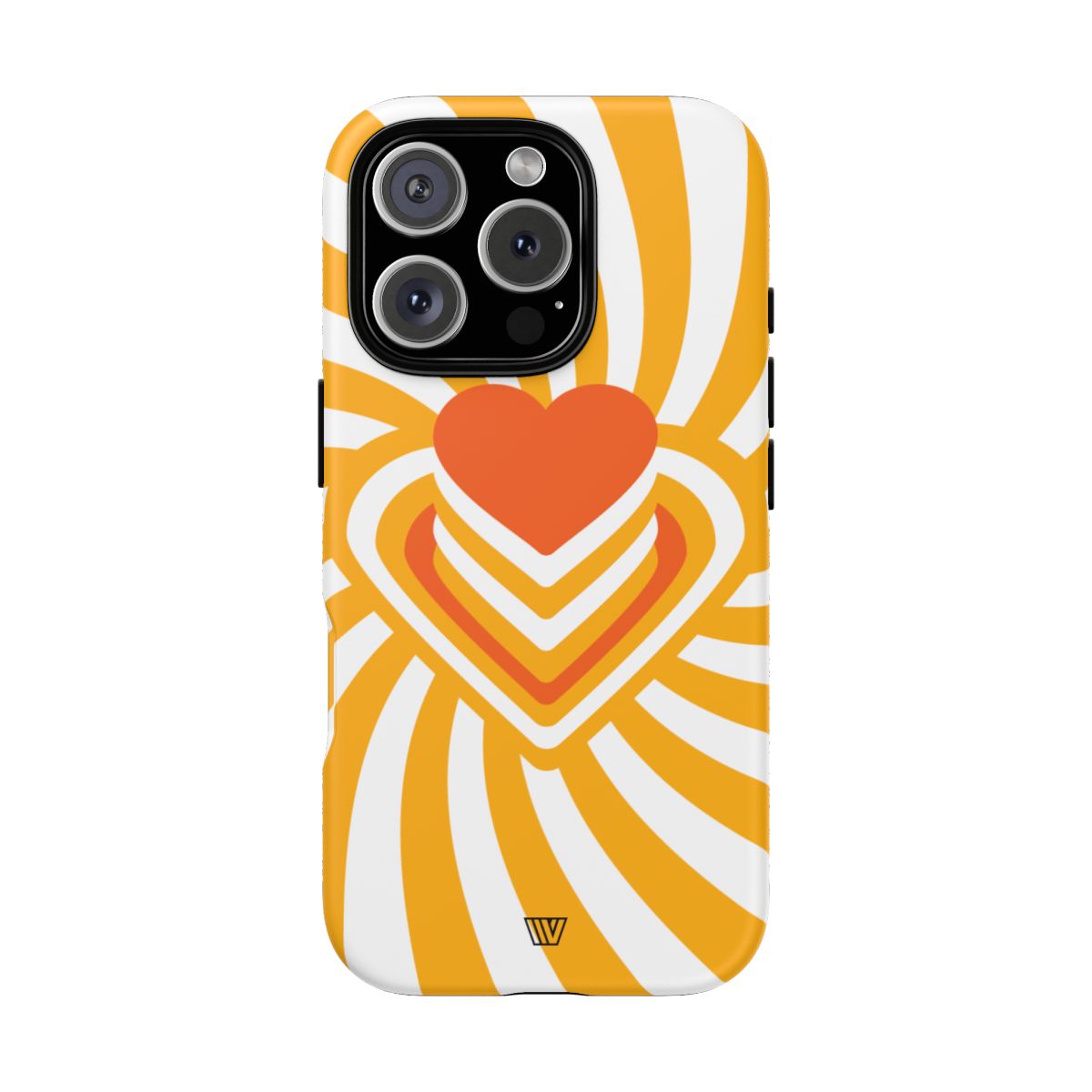 Tough Impact-Resistant Phone Case HEART RAY STACK
