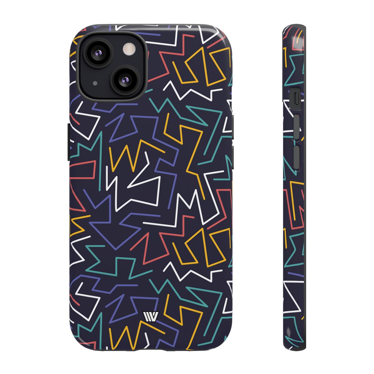 Tough Impact Resistant Phone Case ZIGZAG NIGHT