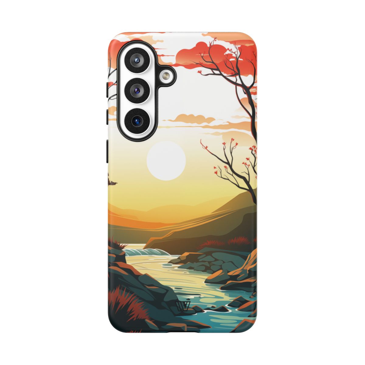 Tough Phone Case Dual-Layer Protection RIVER SUNSET