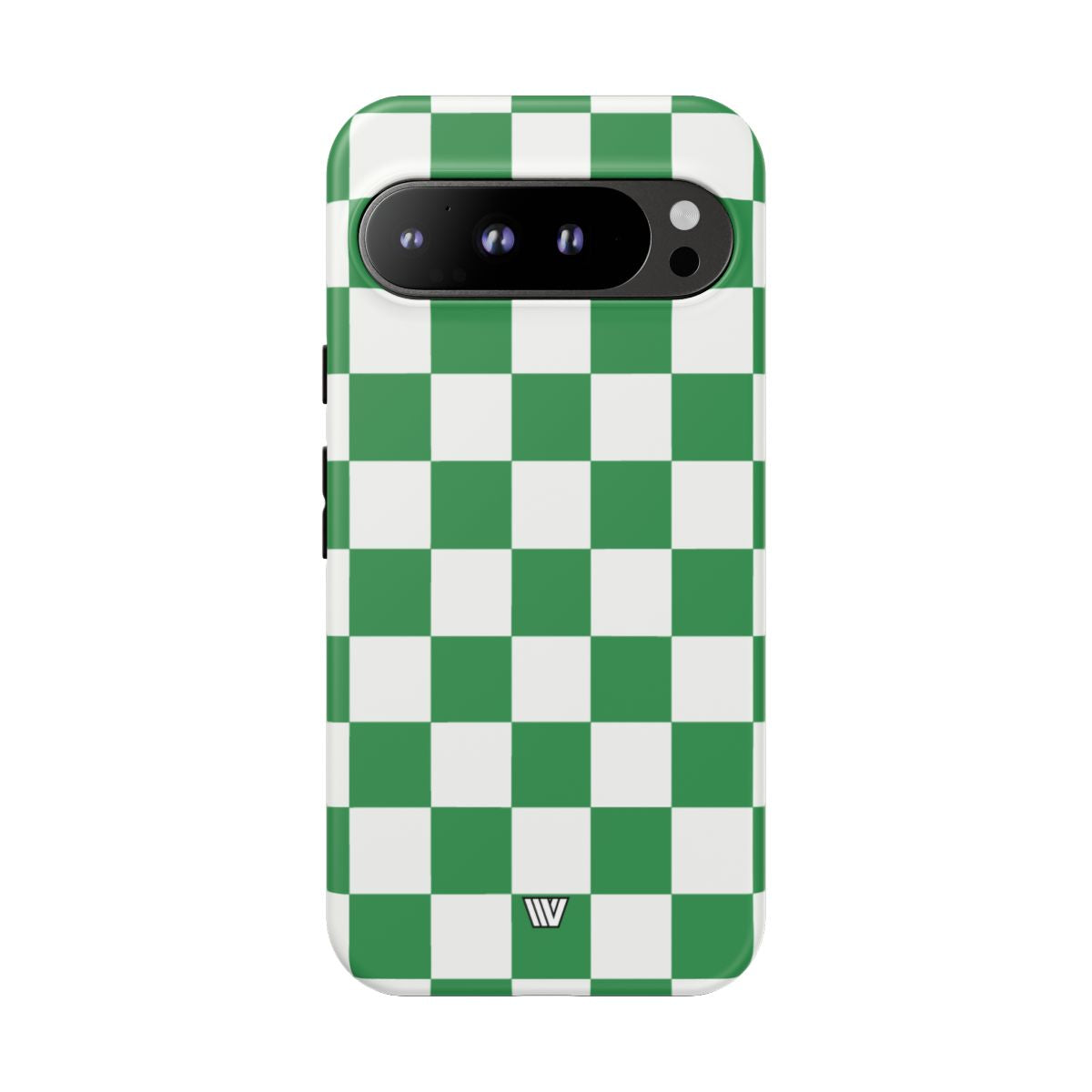 Green White Checkerboard Tough Phone Case