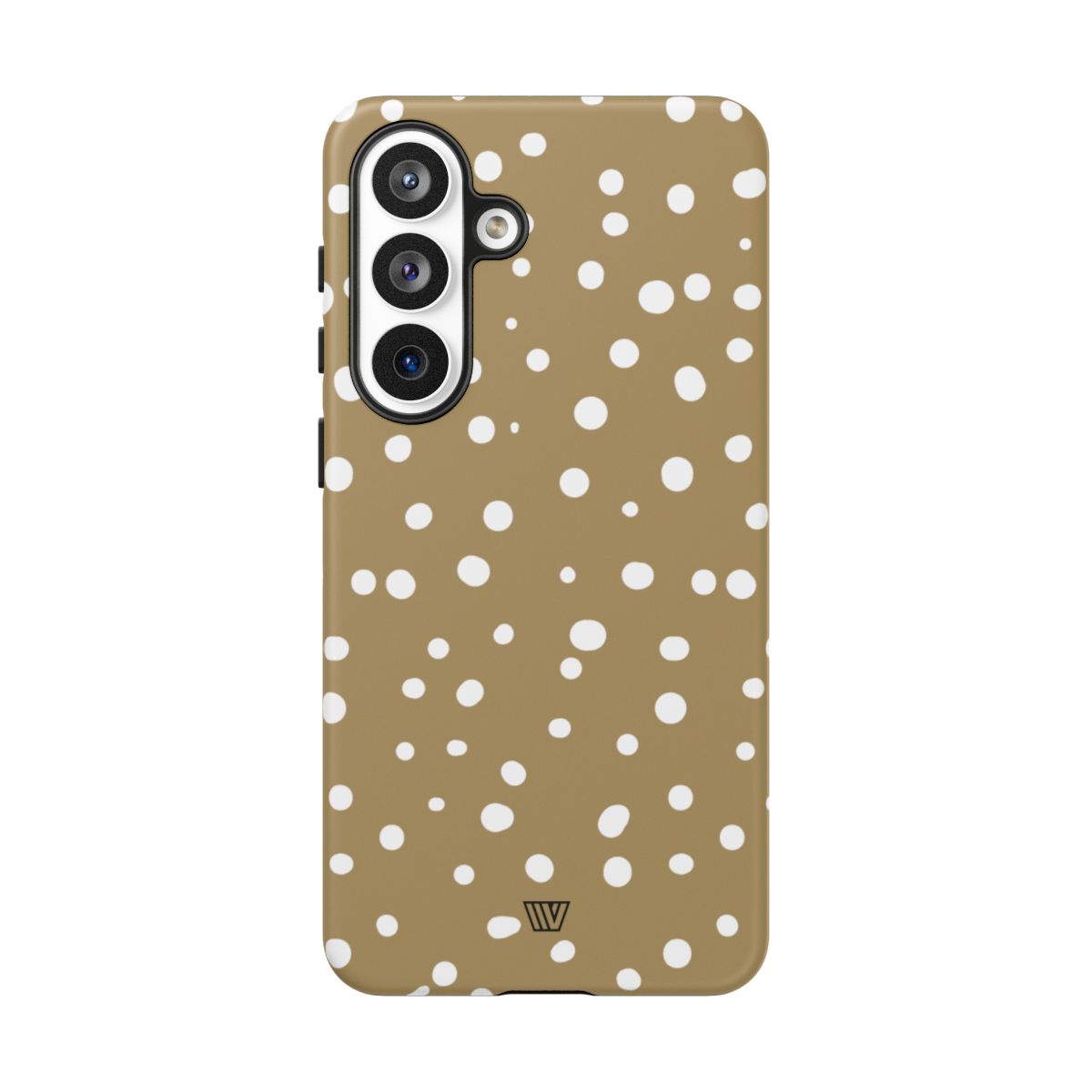 Dark Beige Dots Tough Phone Case