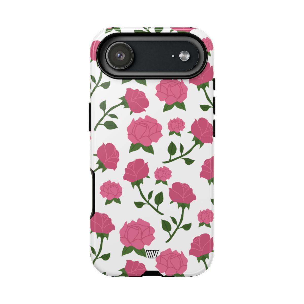 Pink Roses Tough Phone Case Dual-Layer Protective Trovvve