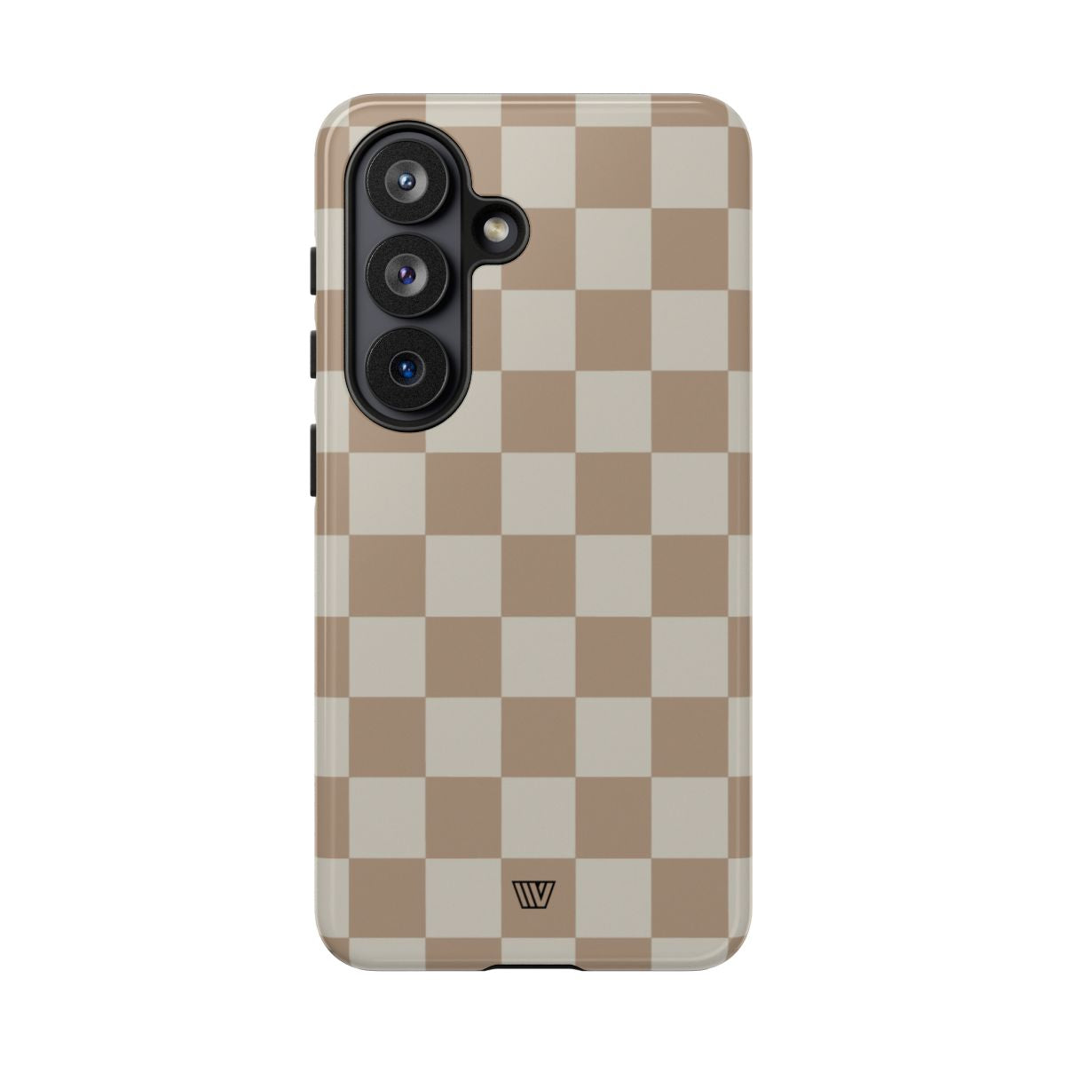 Checkerboard Tough Phone Case Dual-Layer Protection NEUTRAL