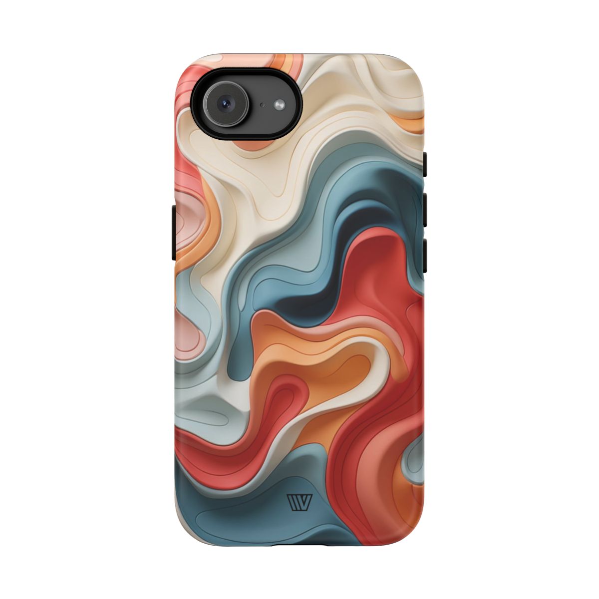3D Colorful Clay Tough Phone Case