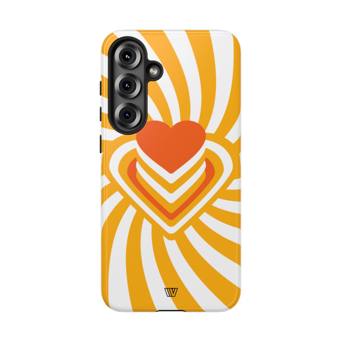 Tough Impact-Resistant Phone Case HEART RAY STACK