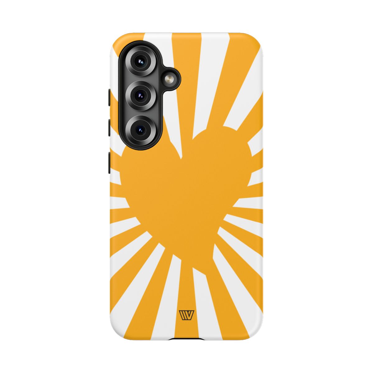 Heart Sun Rays Tough Phone Case with Impact Resistance