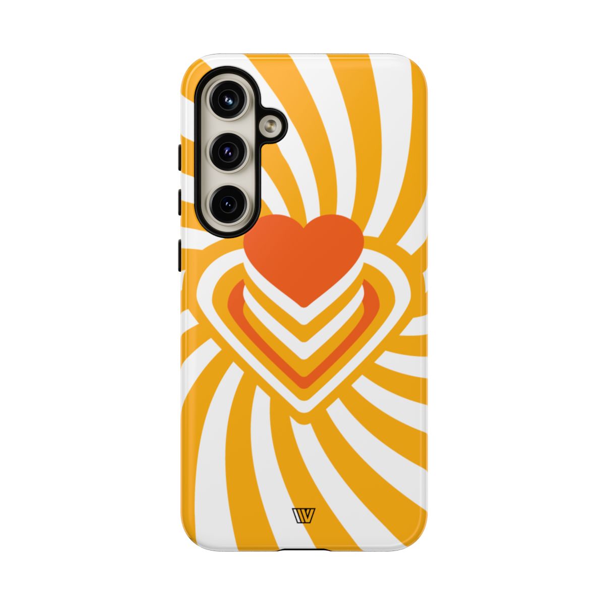 Tough Impact-Resistant Phone Case HEART RAY STACK