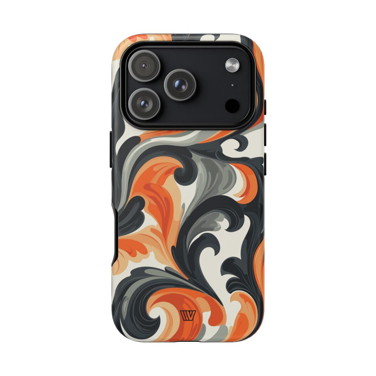 Tough Phone Case Baroque Swirl Polycarbonate Shell Trovvve