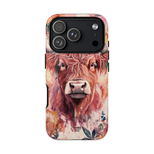 Tough Protective Phone Case Dual-Layer HIGHLAND COW
