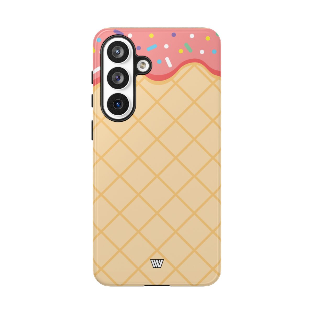 Ice Cream Cone Tough Phone Case Dual-Layer Protection