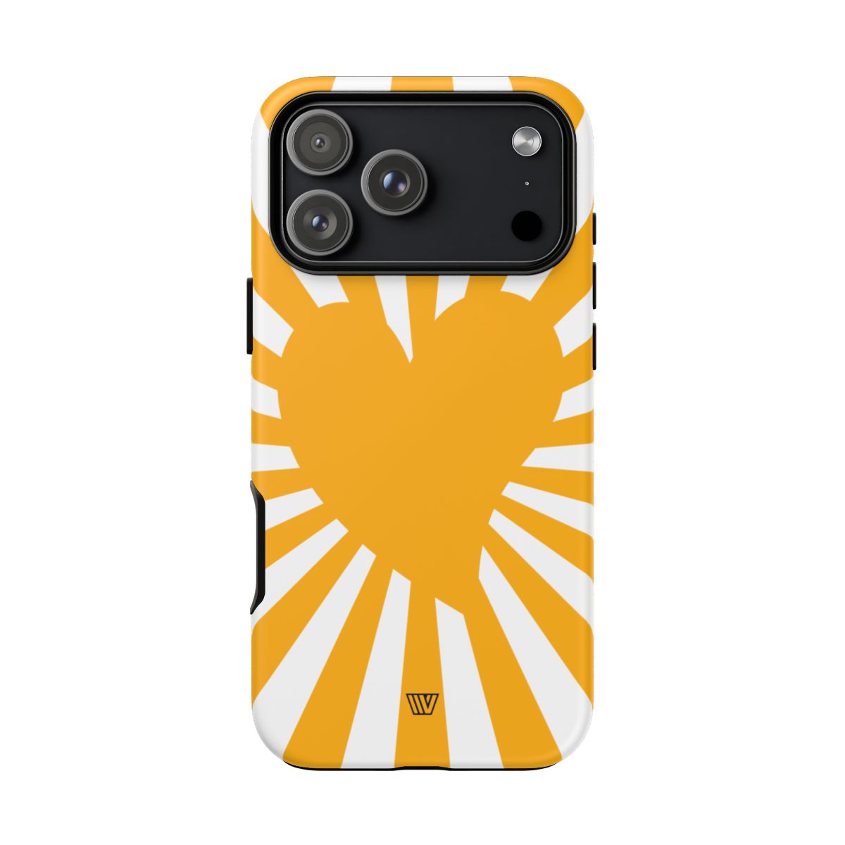 Heart Sun Rays Tough Phone Case with Impact Resistance