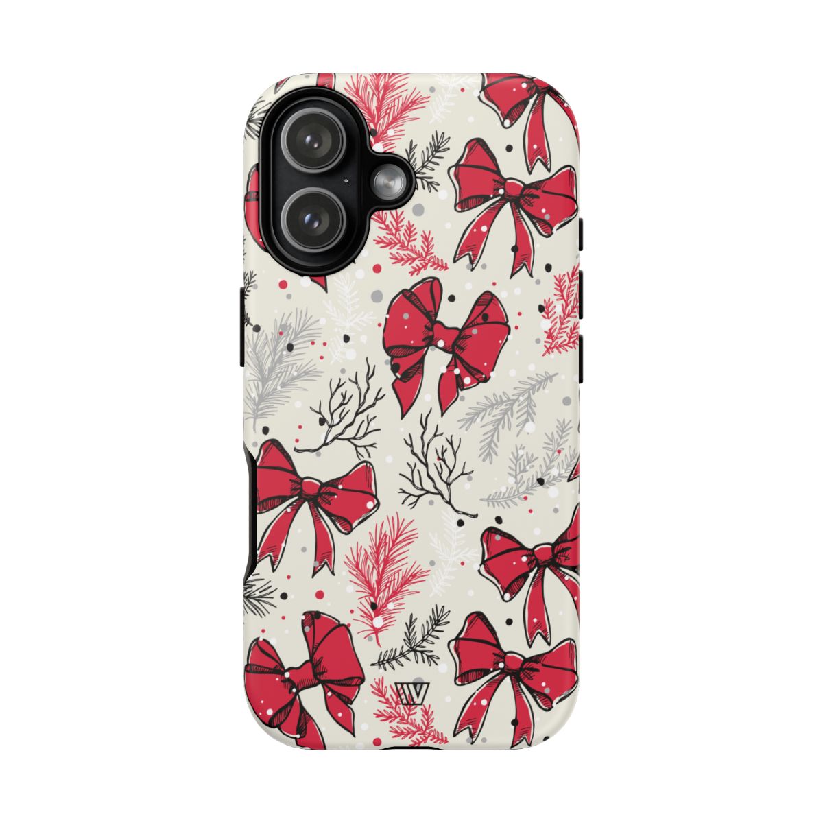 Tough Phone Case Impact-Resistant Dual Layer WINTER BOWS