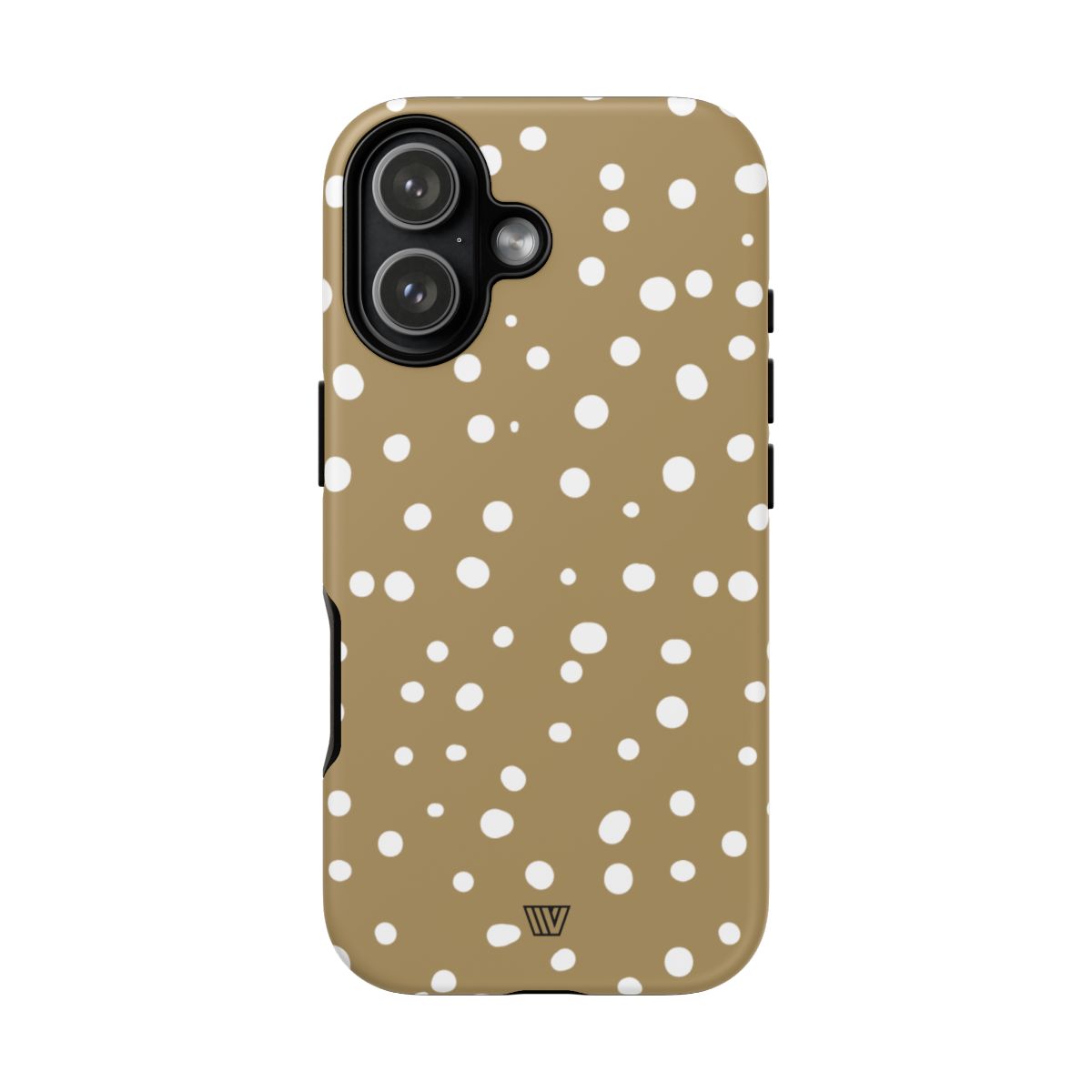 Dark Beige Dots Tough Phone Case