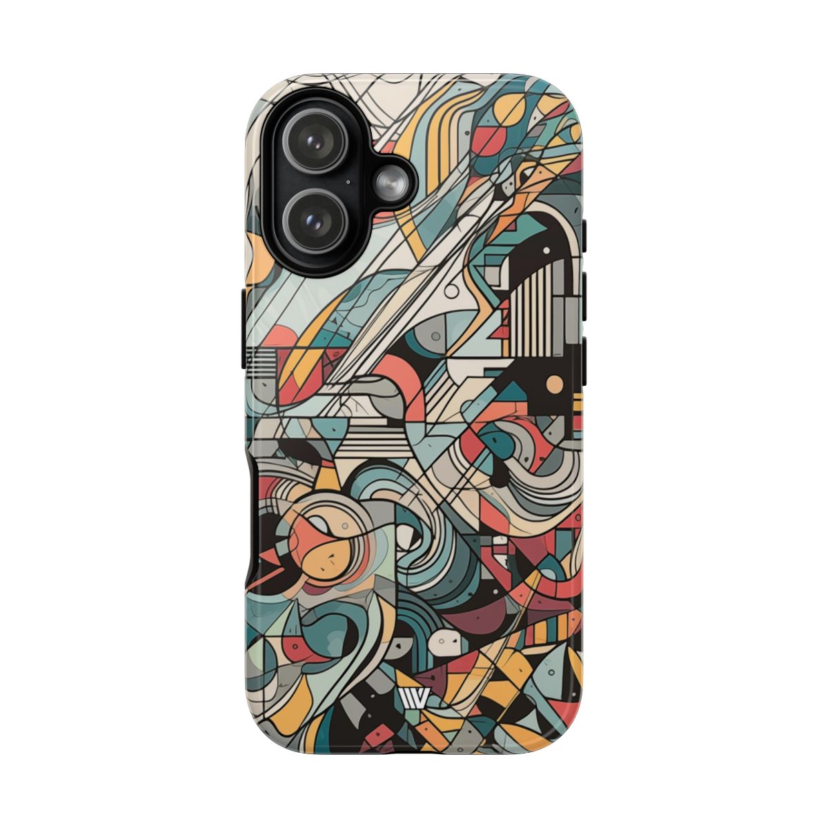 Abstract Doodle #2 Impact-Resistant Tough Phone Case