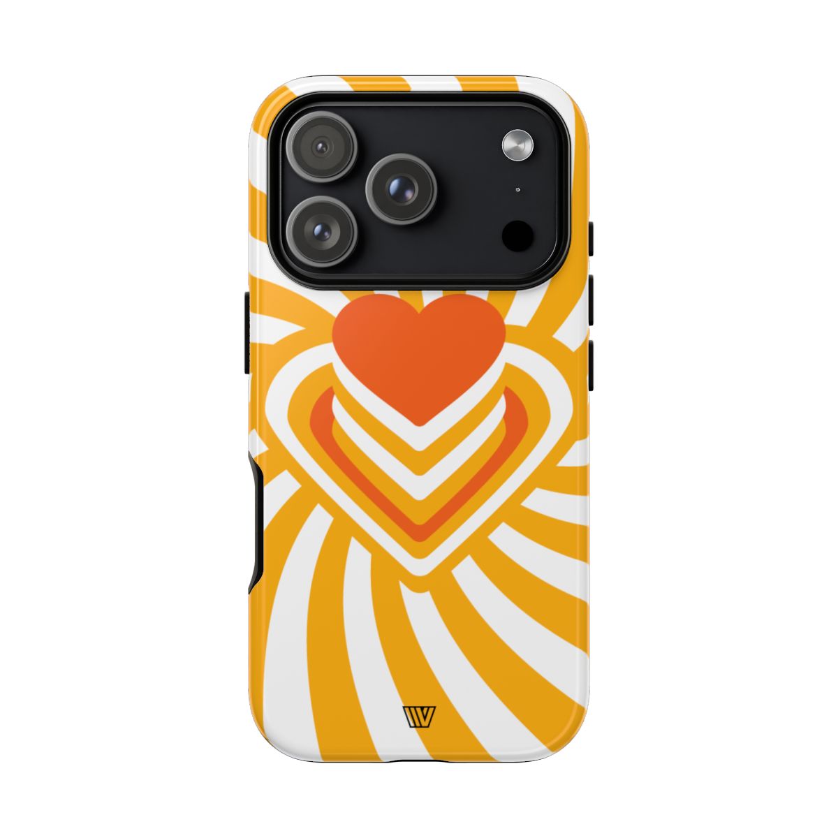 Tough Impact-Resistant Phone Case HEART RAY STACK
