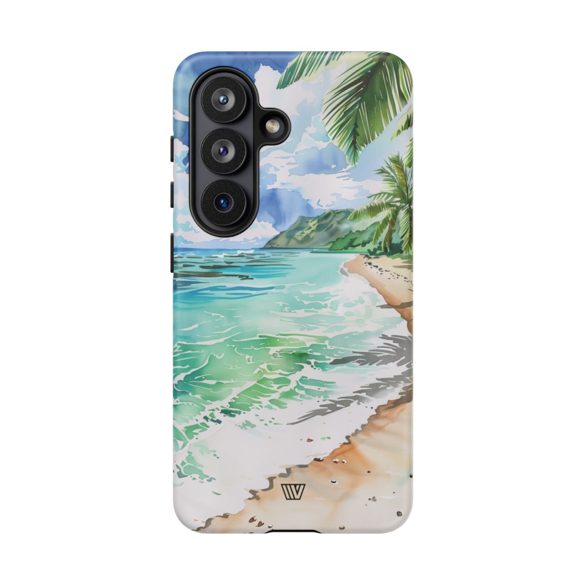 Watercolor Beach Tough Phone Case