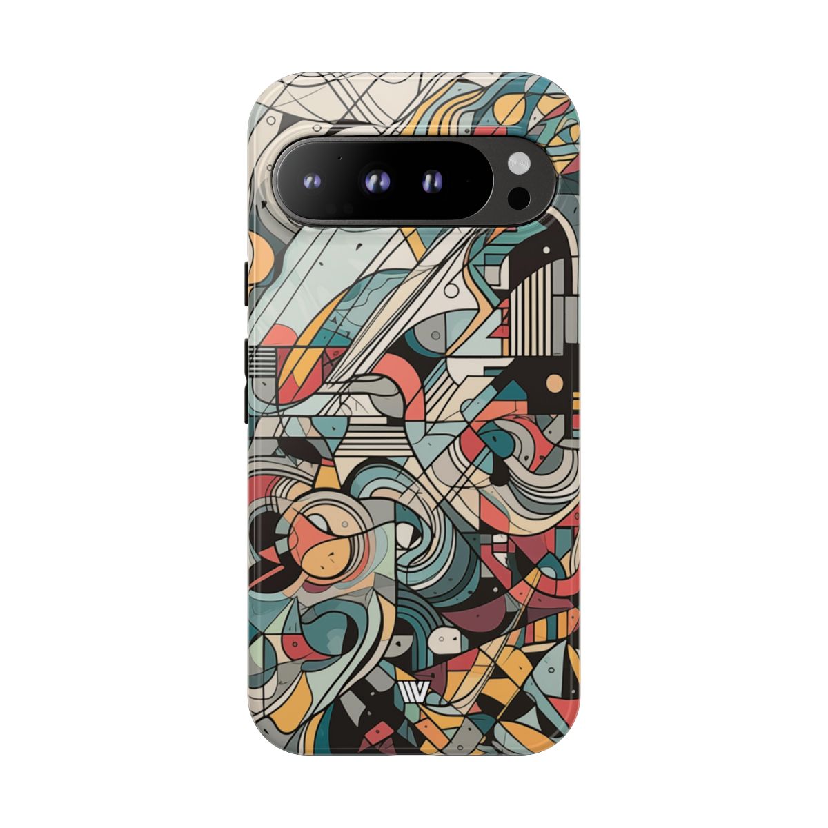 Abstract Doodle #2 Impact-Resistant Tough Phone Case