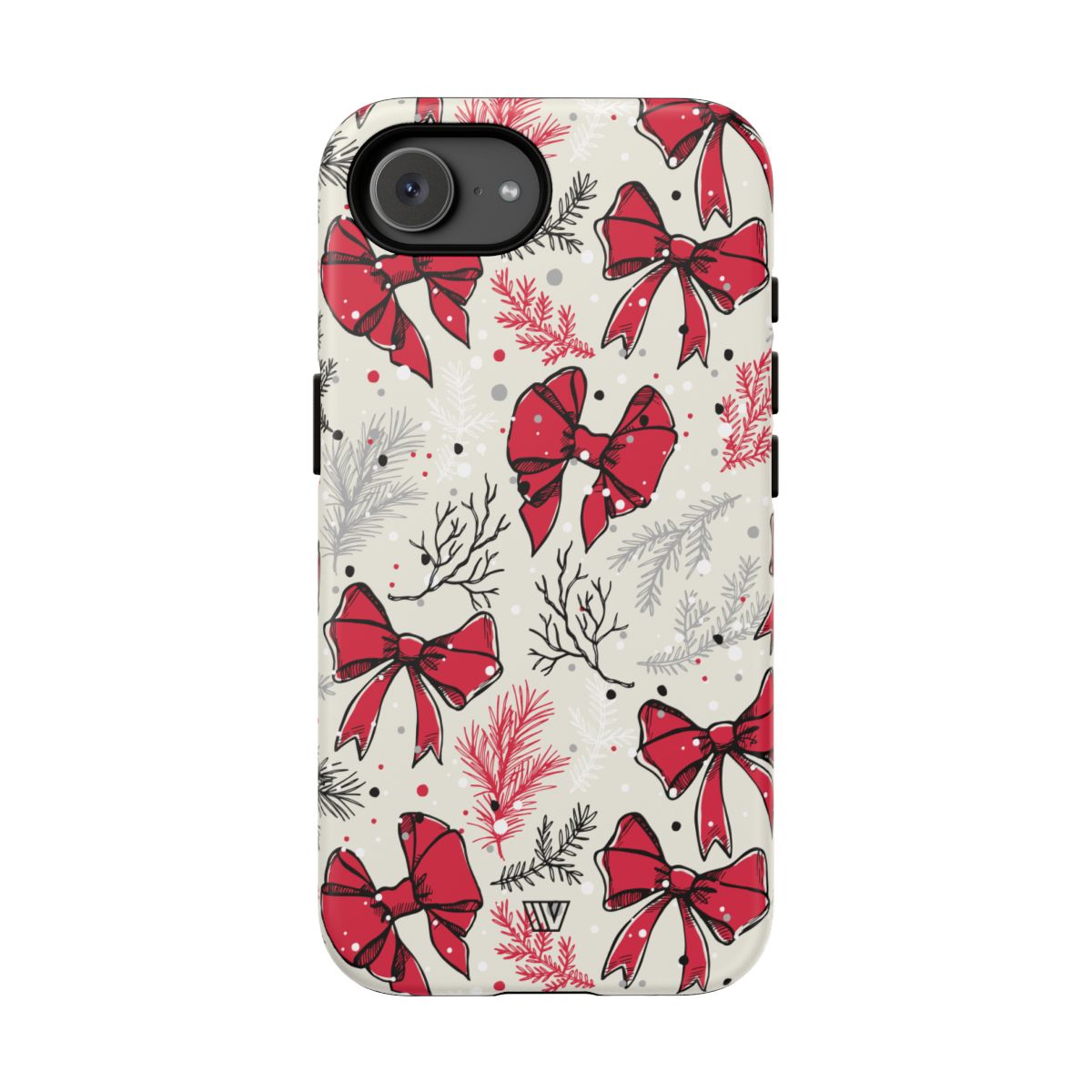 Tough Phone Case Impact-Resistant Dual Layer WINTER BOWS